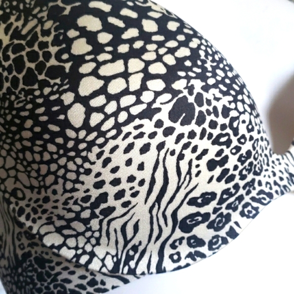 Victoria's Secret BioFit Push-Up 💕 Leopard Print Bra Women's Size 32C. - Picture 3 of 15
